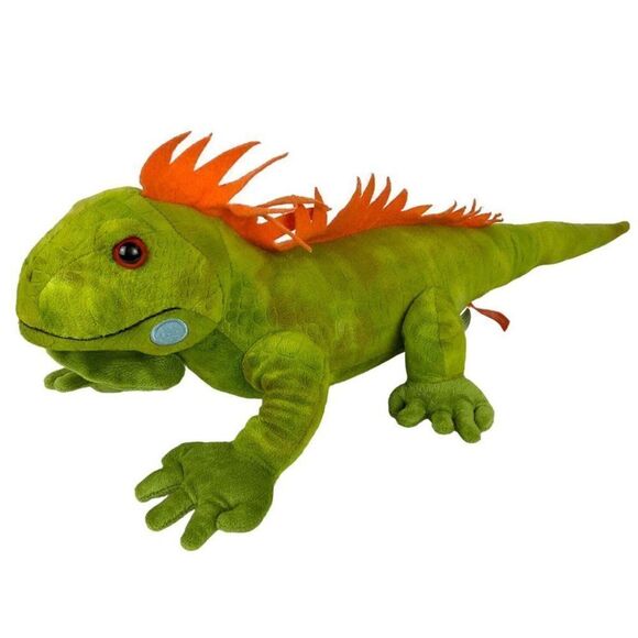 Wild Republic Iguana Plush Stuffed Animal Bearded Dragon Lizard Green 24 inch - Picture 1 of 9